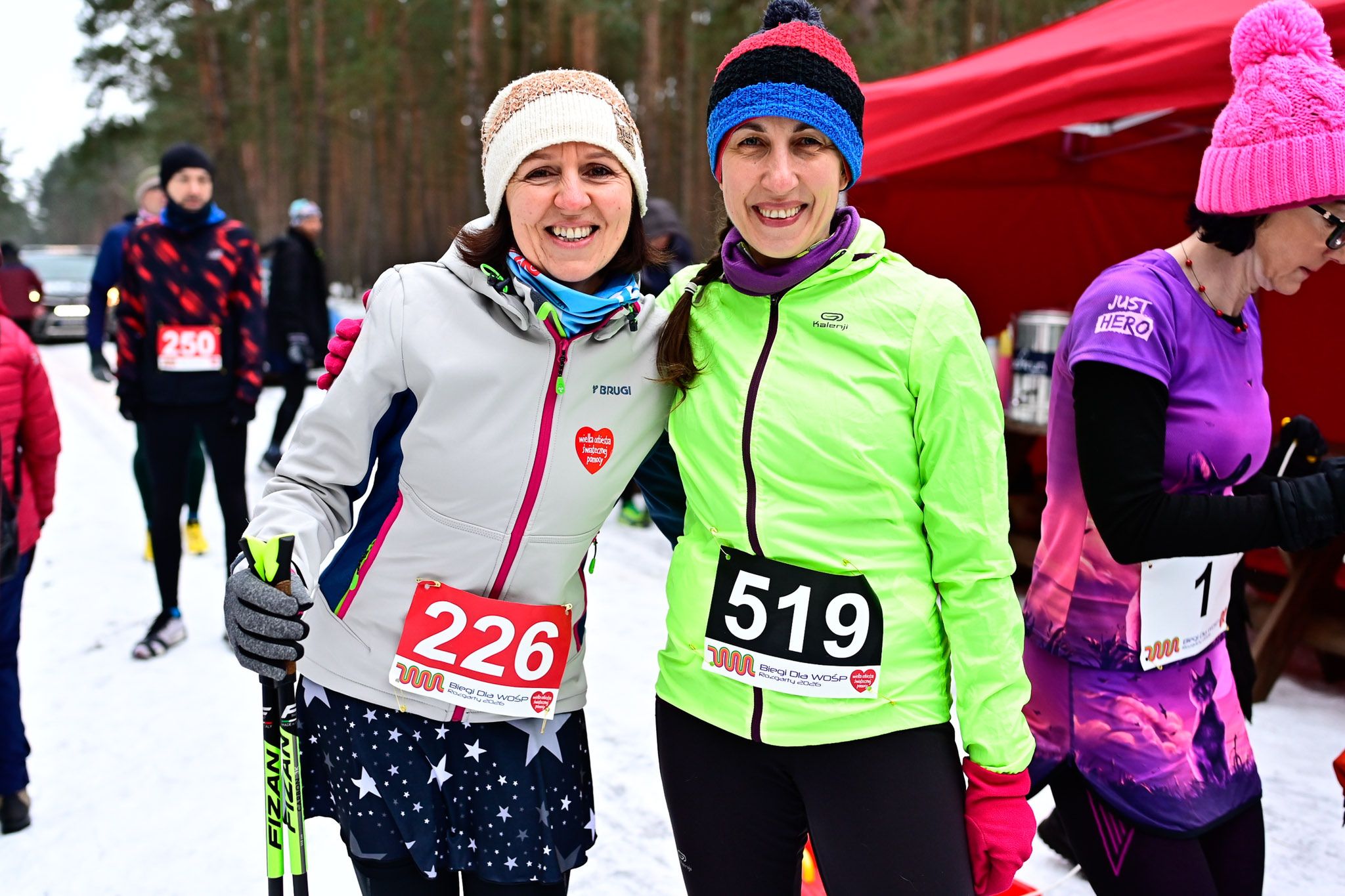 WOŚP w Złejwsi Wielkiej - bieg w Rozgartach