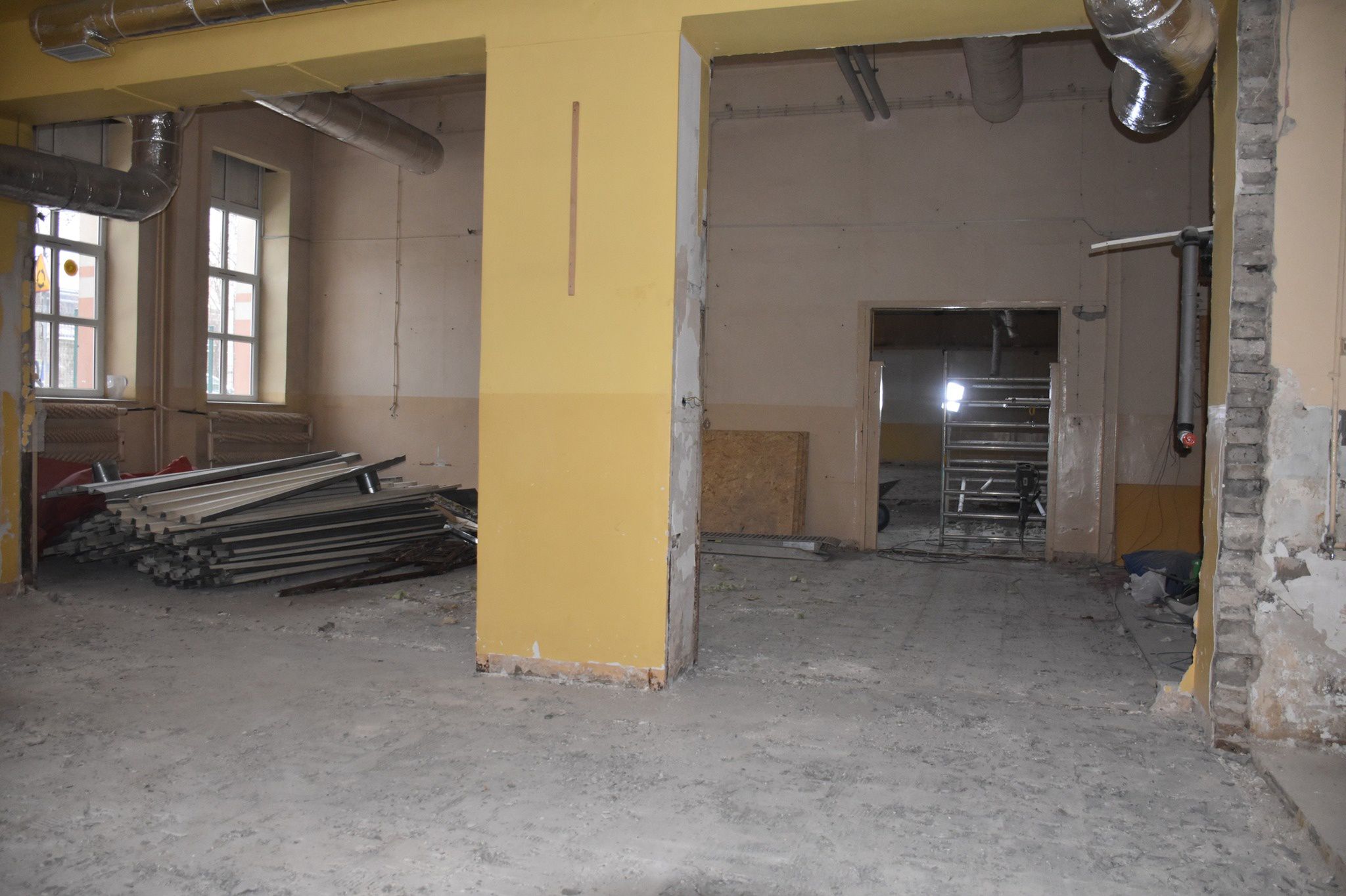 Zespół Szkół numer 3 w trakcie remontu