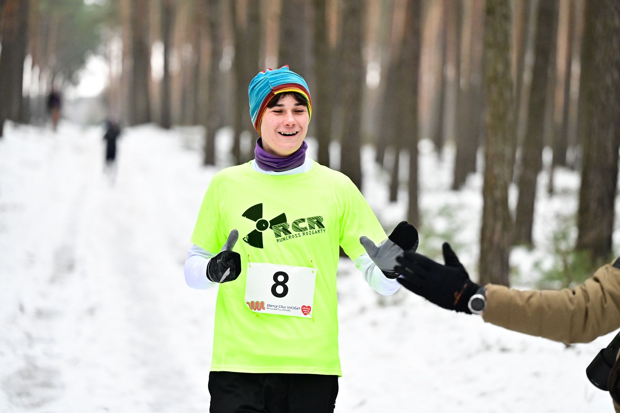 WOŚP-owe biegu w Rozgartach