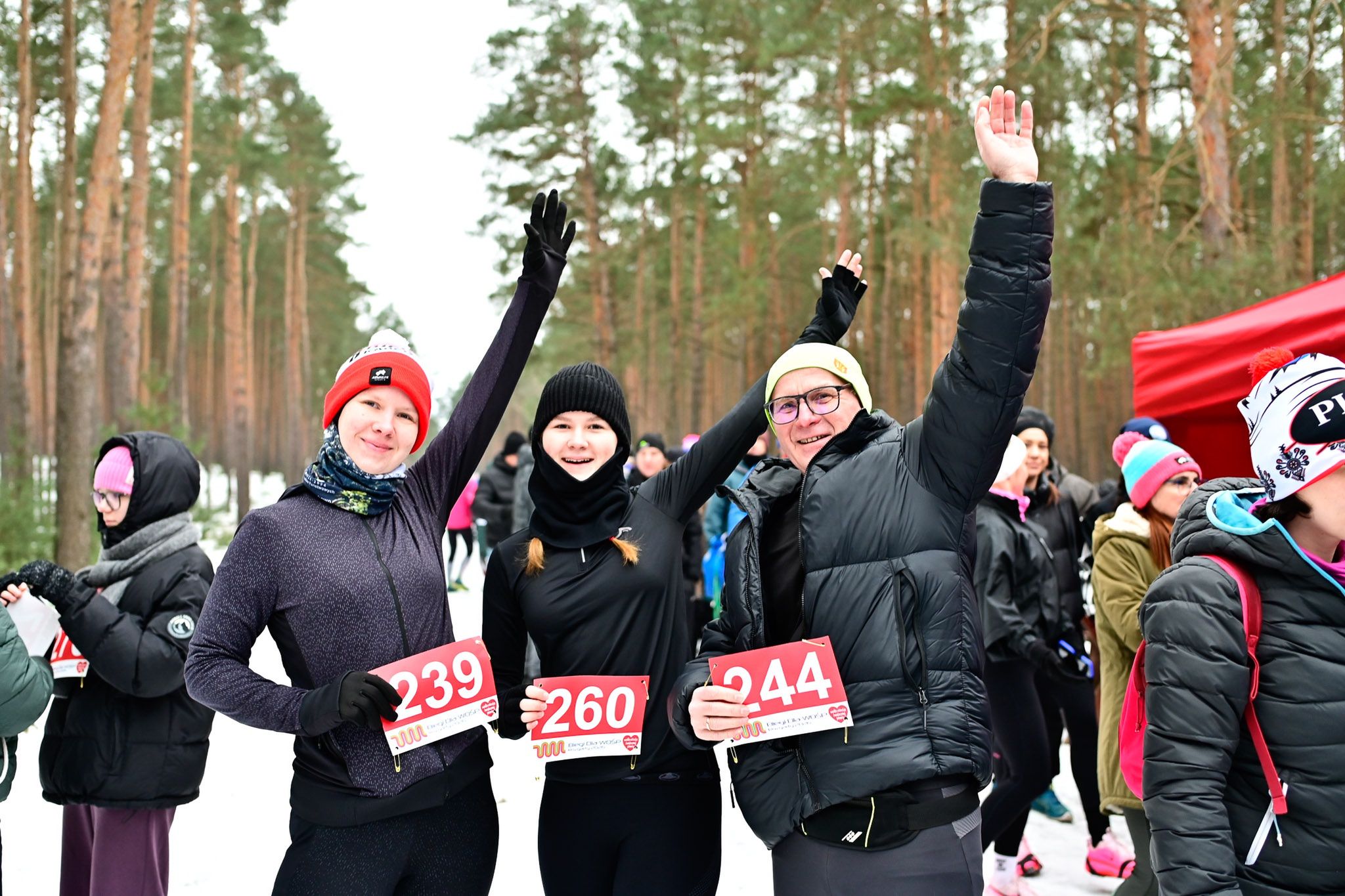 WOŚP w Złejwsi Wielkiej - bieg w Rozgartach