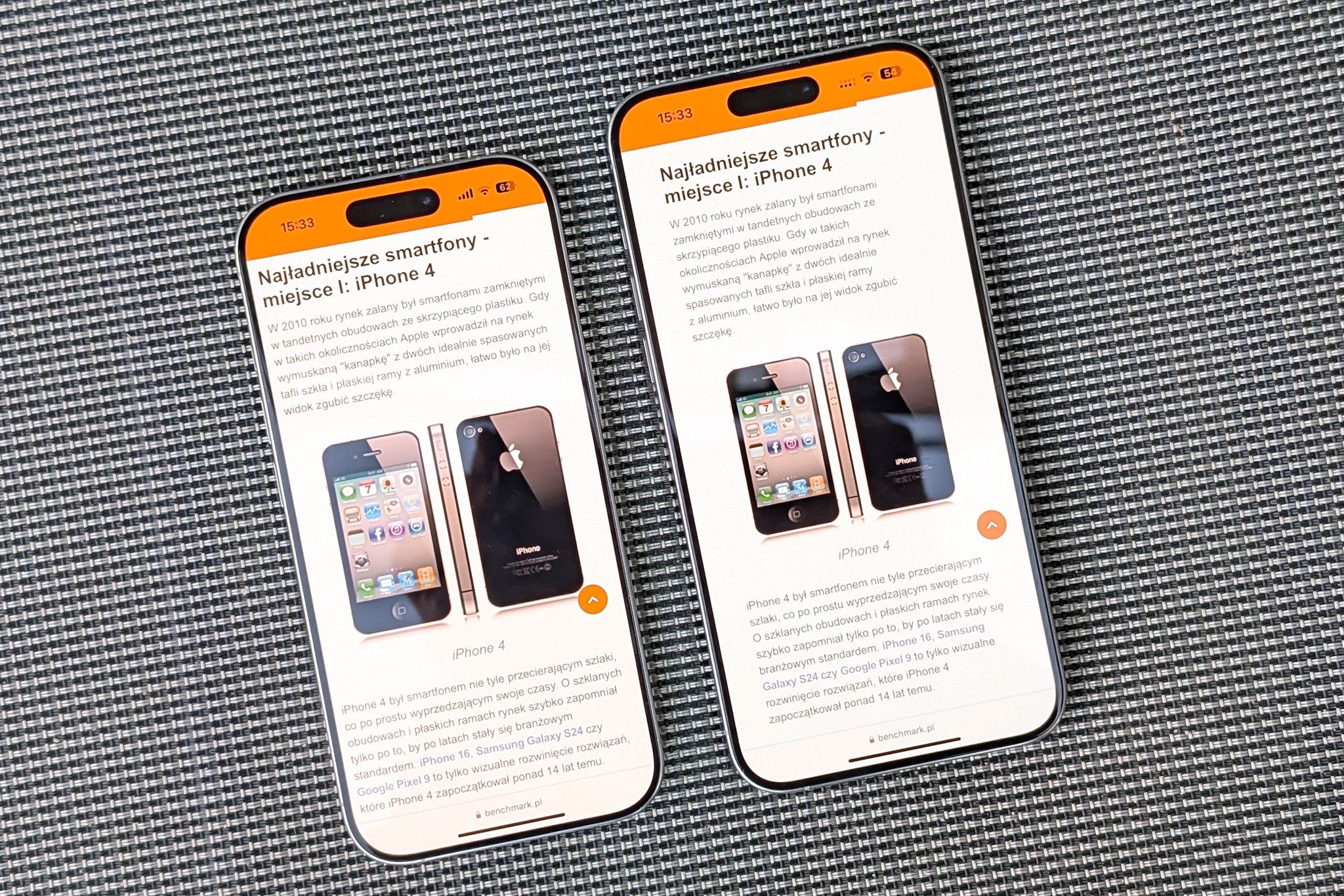 iPhone 16 Pro i iPhone 15 Pro Max