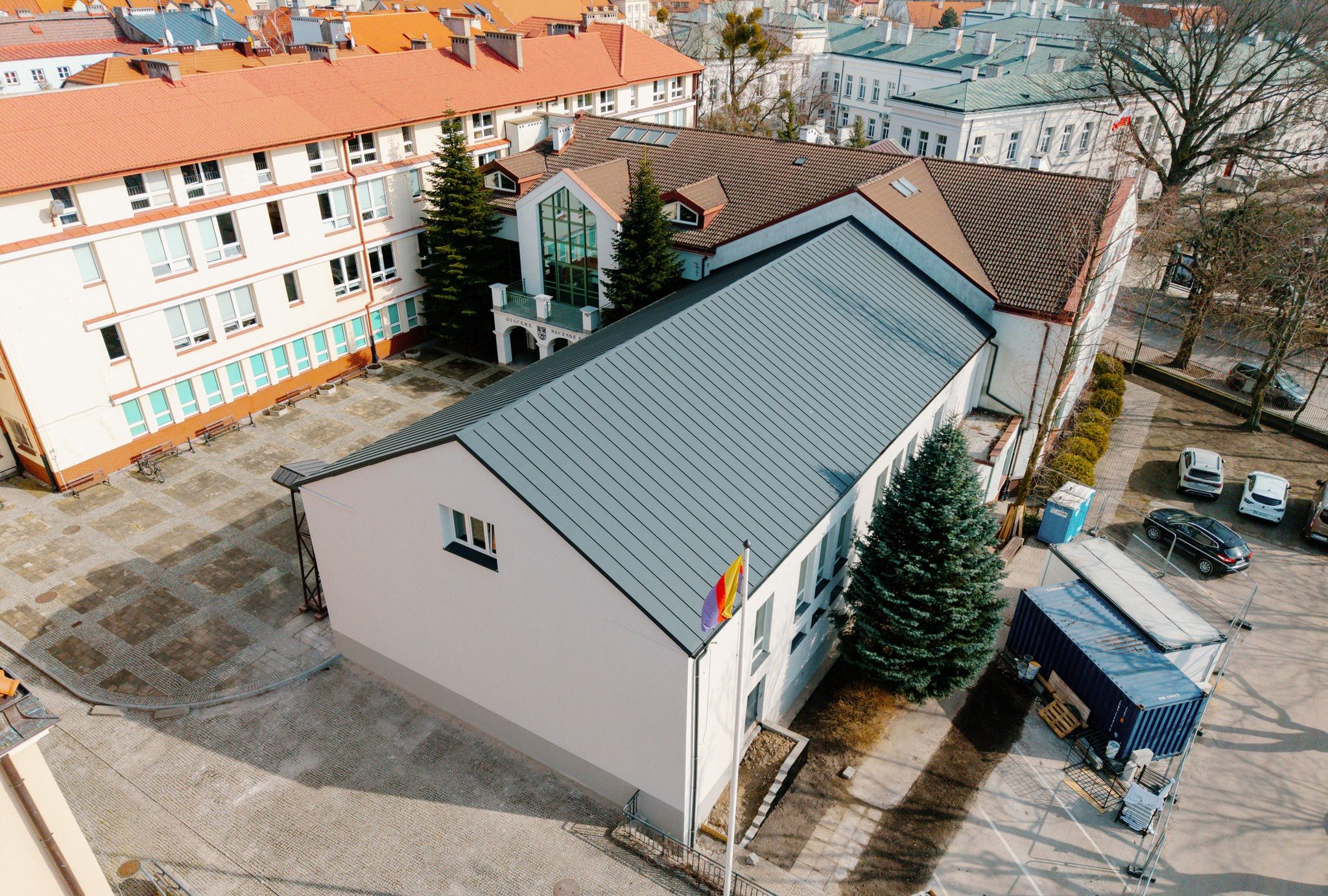 Zmodernizowana sala gimnastyczna 