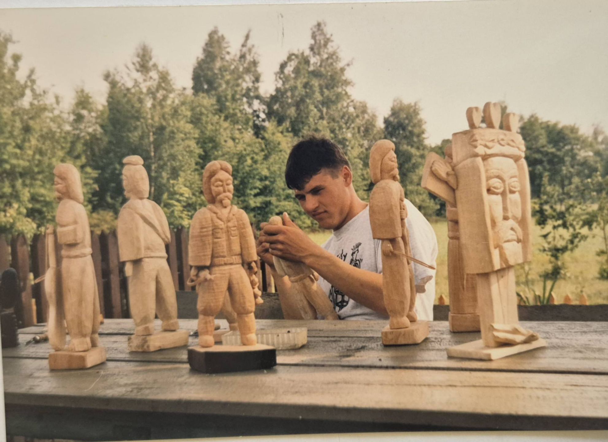 Krzysztof Balewski podczas pracy