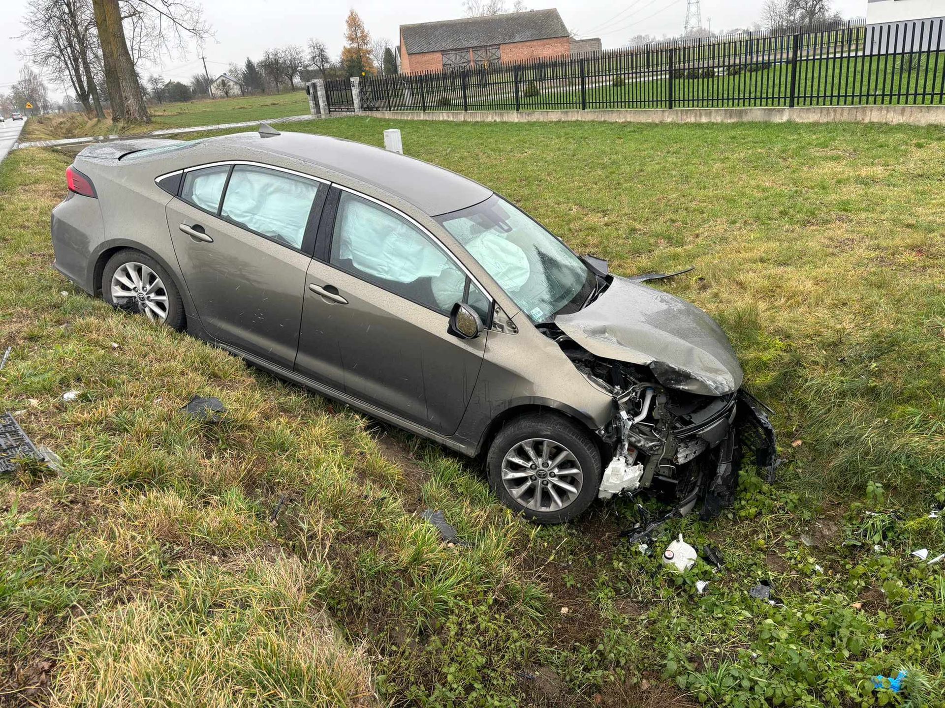 Zdarzenie drogowe w Radzanowie