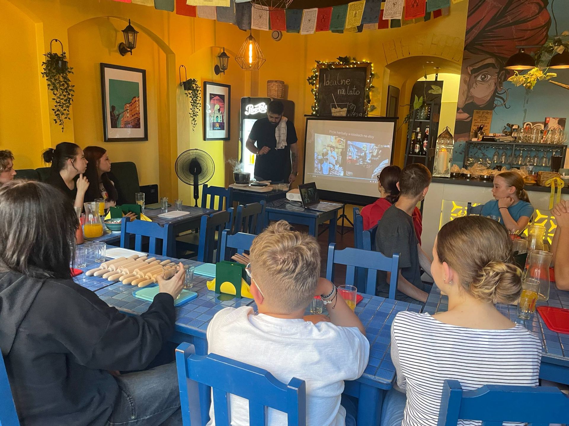 Warsztaty prowadzone przez Alicję i Rishiego