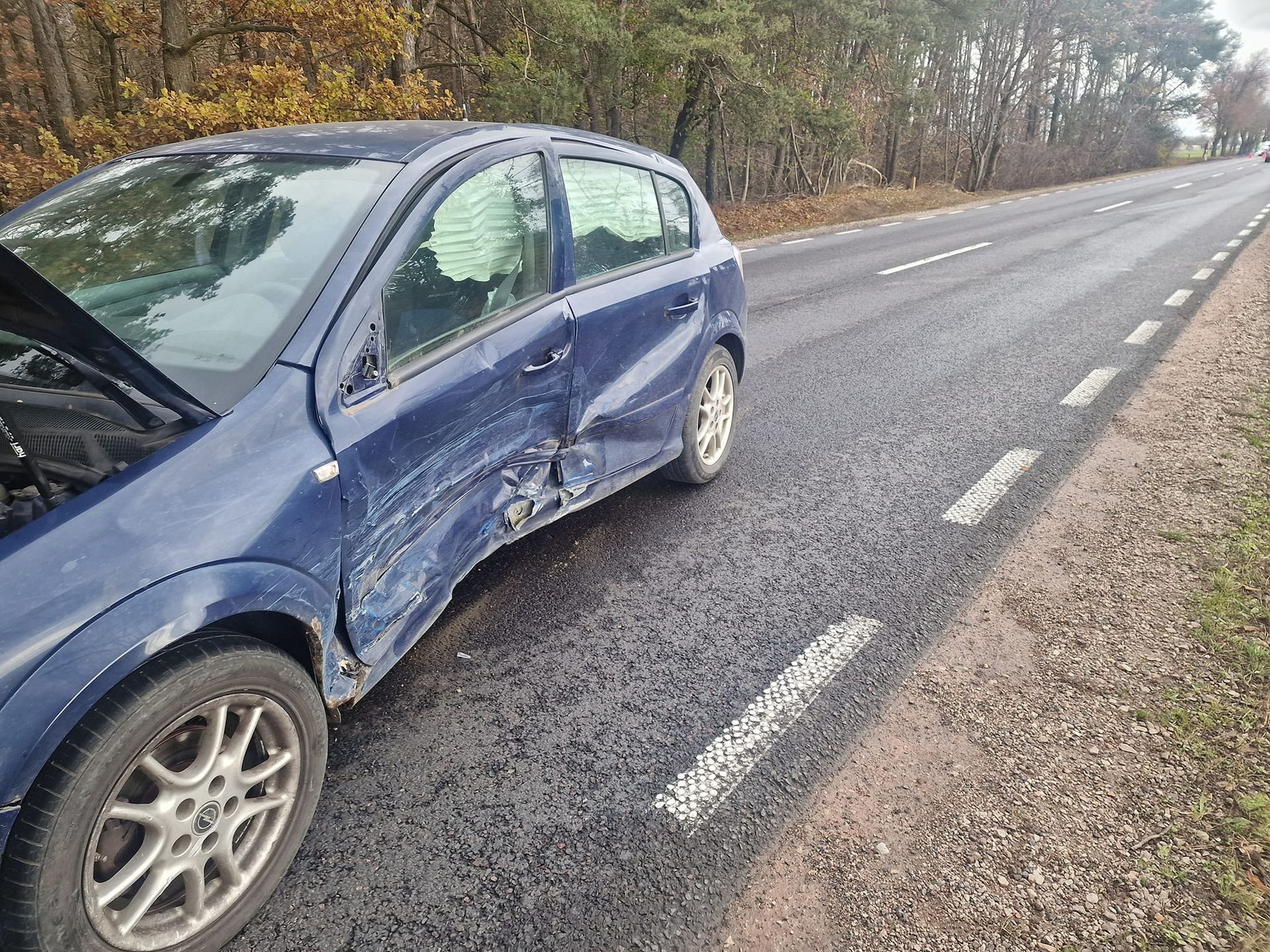 Zdarzenie drogowe w Brzechowie