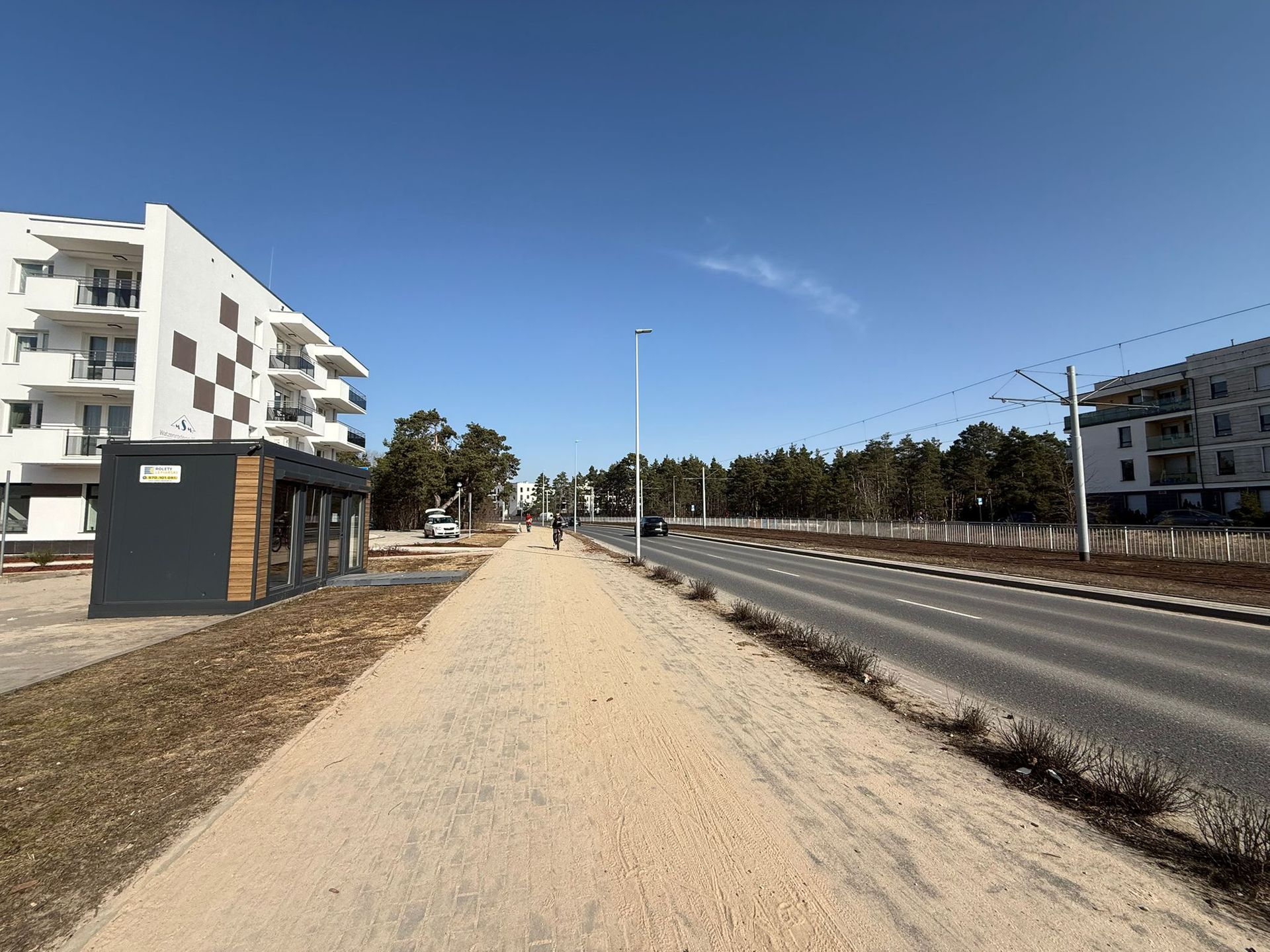 Mało urokliwa pozostałość zimy