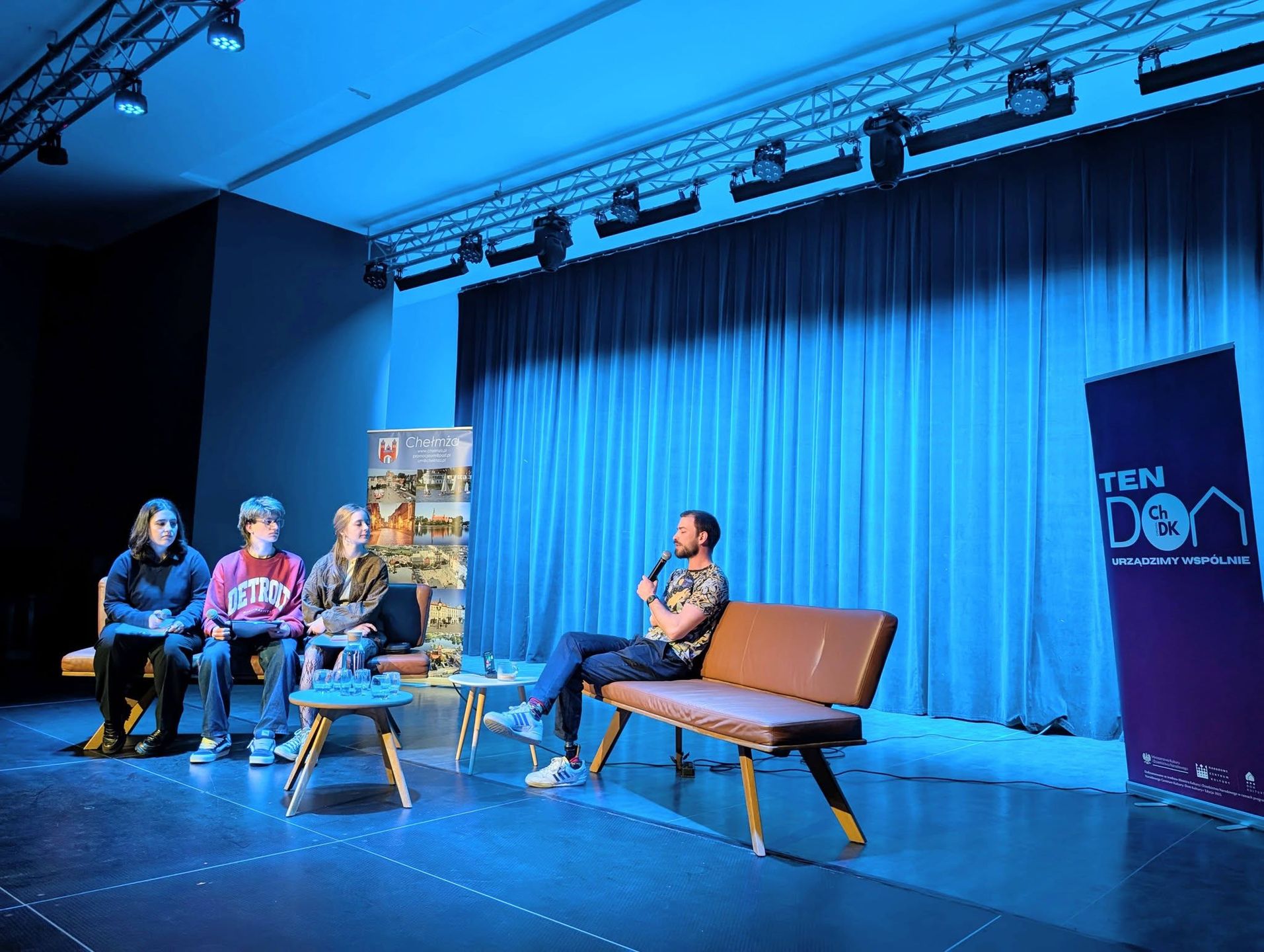 Jasiek Mela w Chełmżyńskim Domu Kultury