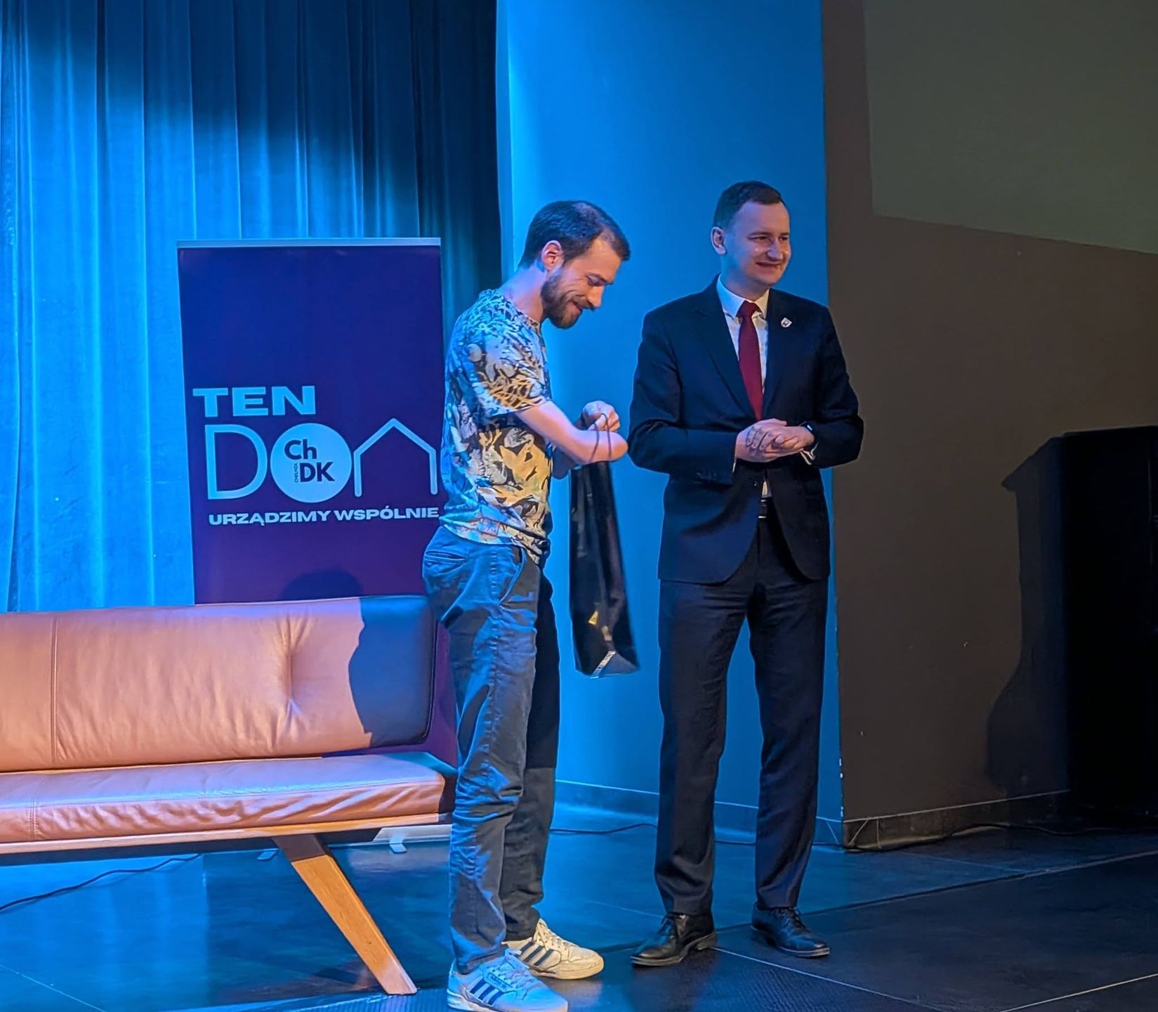 Jasiek Mela w Chełmżyńskim Domu Kultury