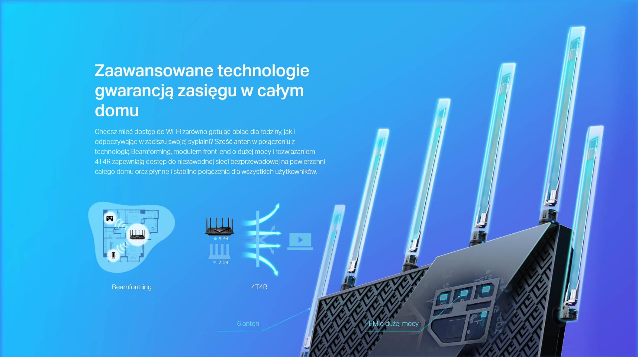 TP-Link Archer AX73 - przewaga dzięki technice ;)
