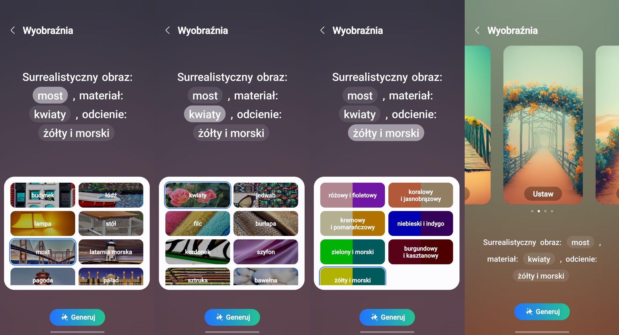 Generator taper Galaxy AI