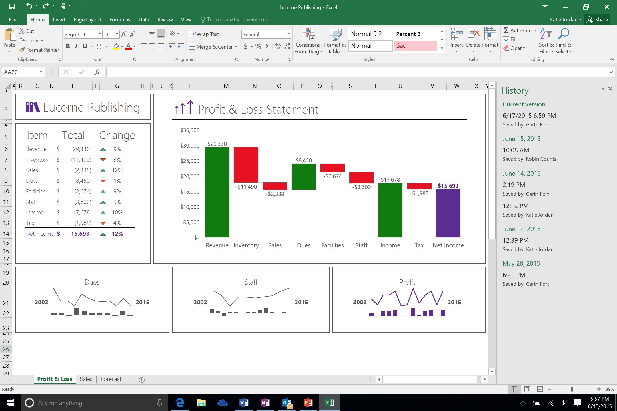 Office 2016: Excel