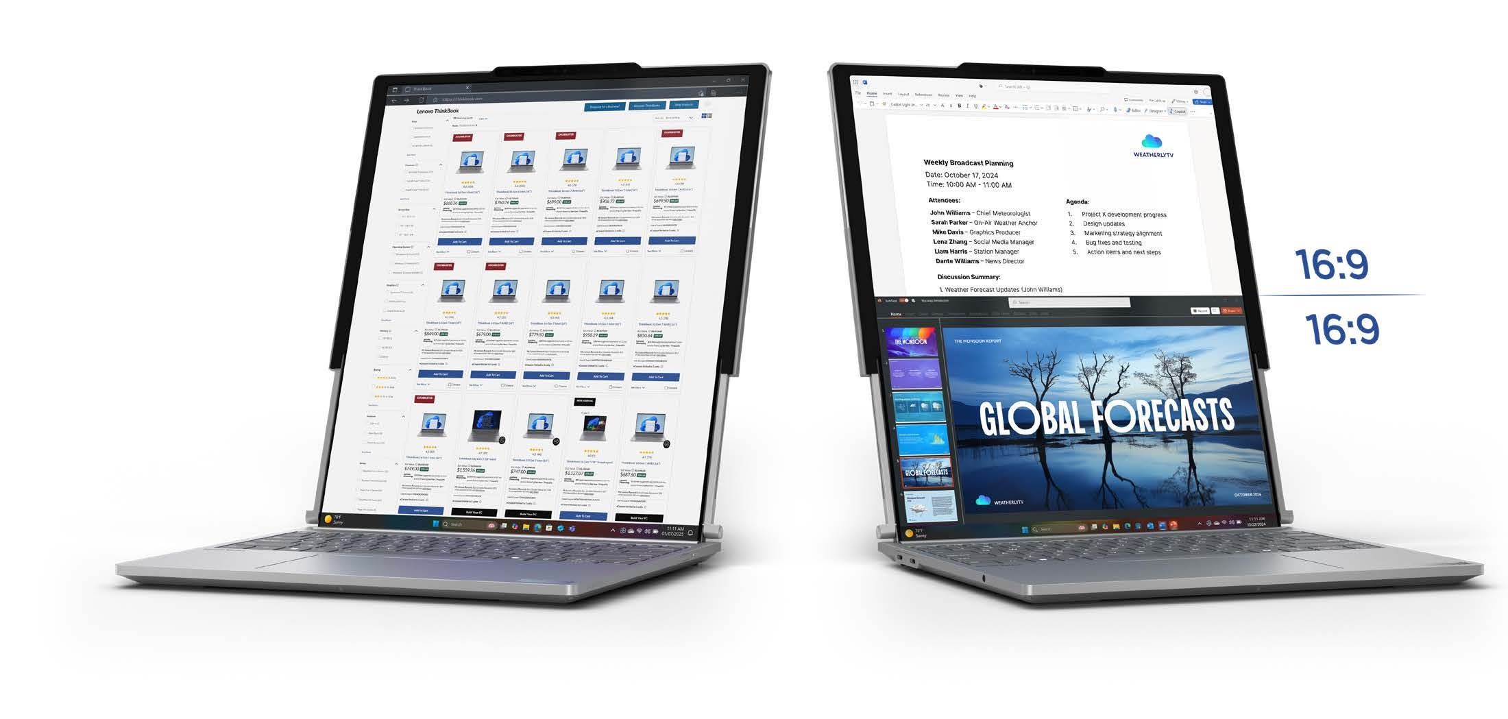 CES 2025 - Nowości PC - Lenovo Rozwijany laptop