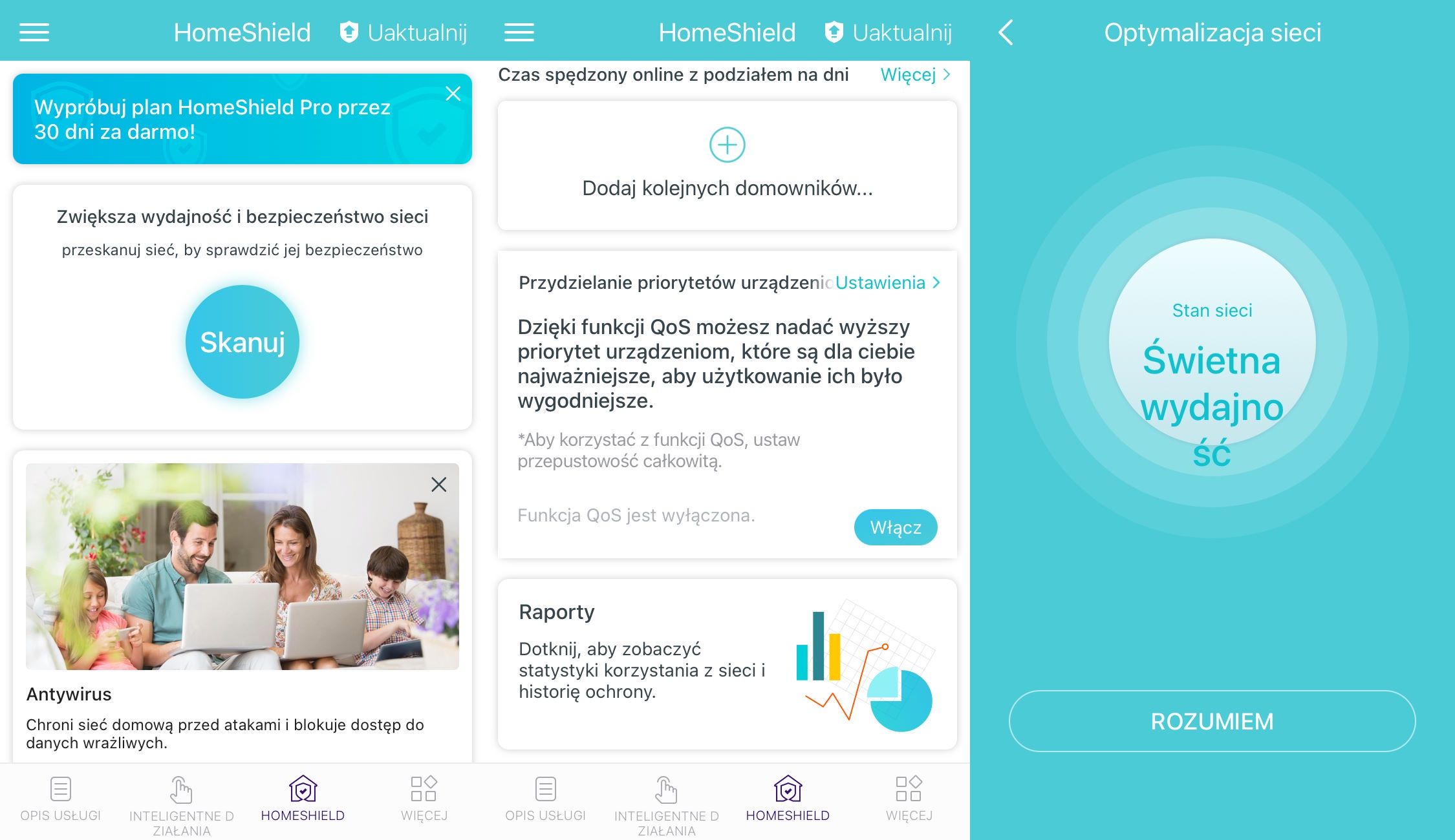 TP-Linki Deco X90 - aplikacja mobilna dodatkowe funkcje