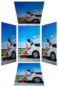 LG Optimus 2X - kąty widzenia