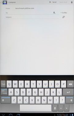Sony Tablet S - klawiatura