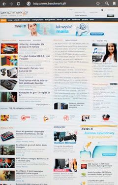 Sony Tablet S - rozdzielczość