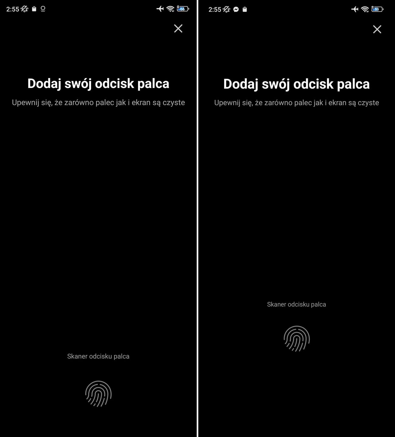 Xiaomi 12T Pro i Xiaomi 12 Pro - czytnik linii