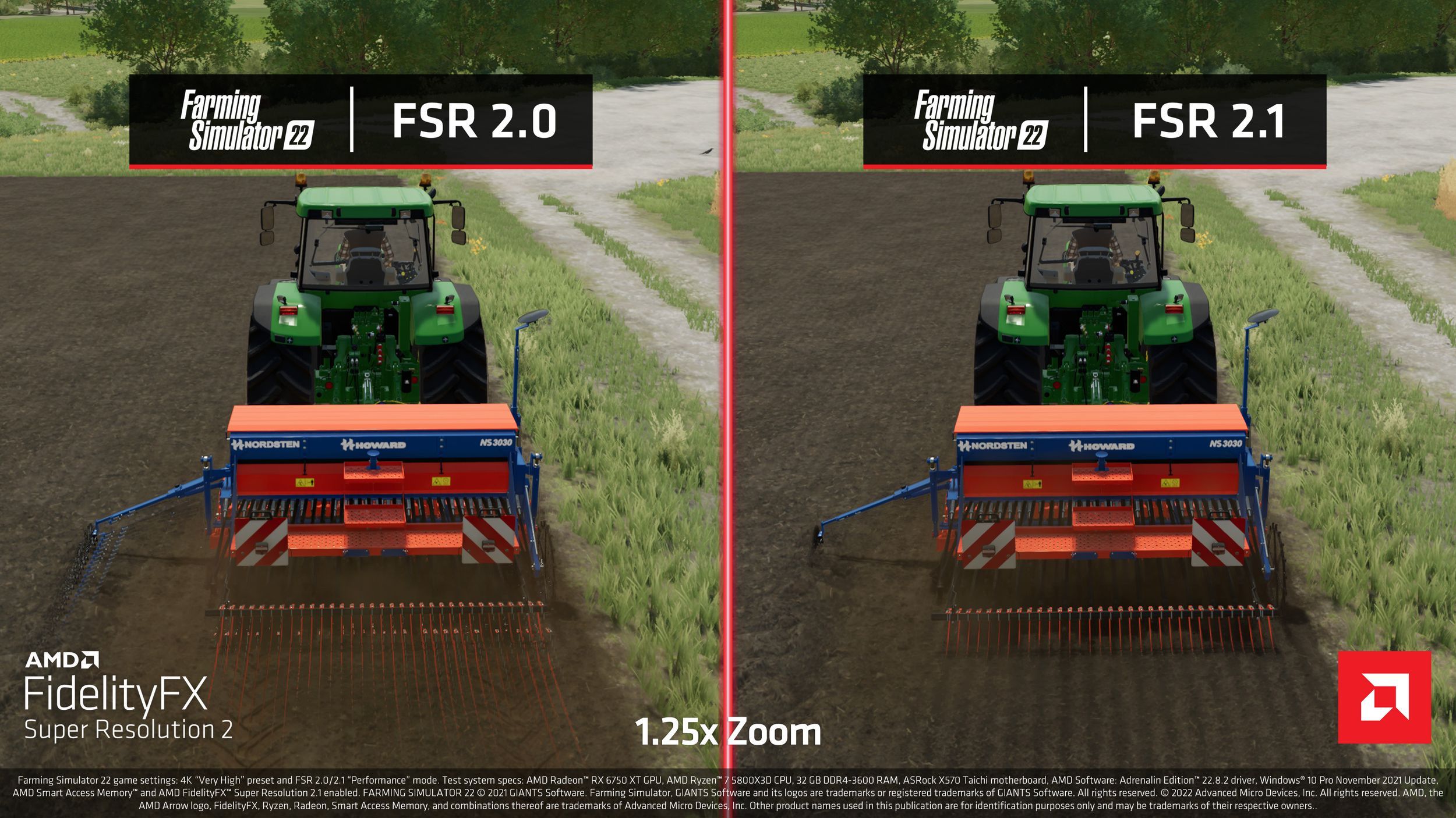 AMD FSR 2.0 vs FSR 2.1