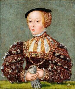 Elżbieta Habsburżanka. Obraz Lucasa Cranacha Młodszego