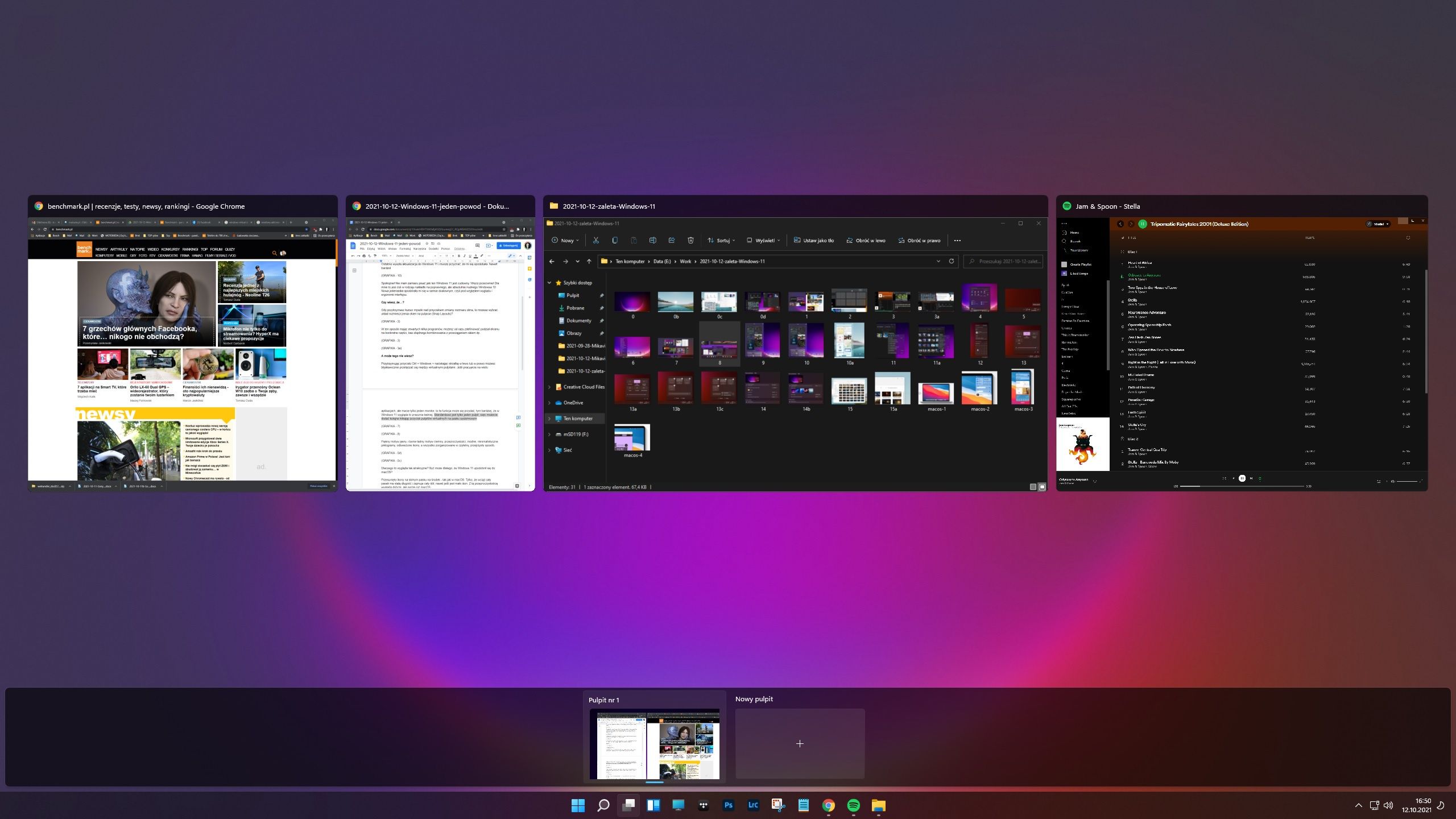 Windows 11 dodaj wirtualny pulpit