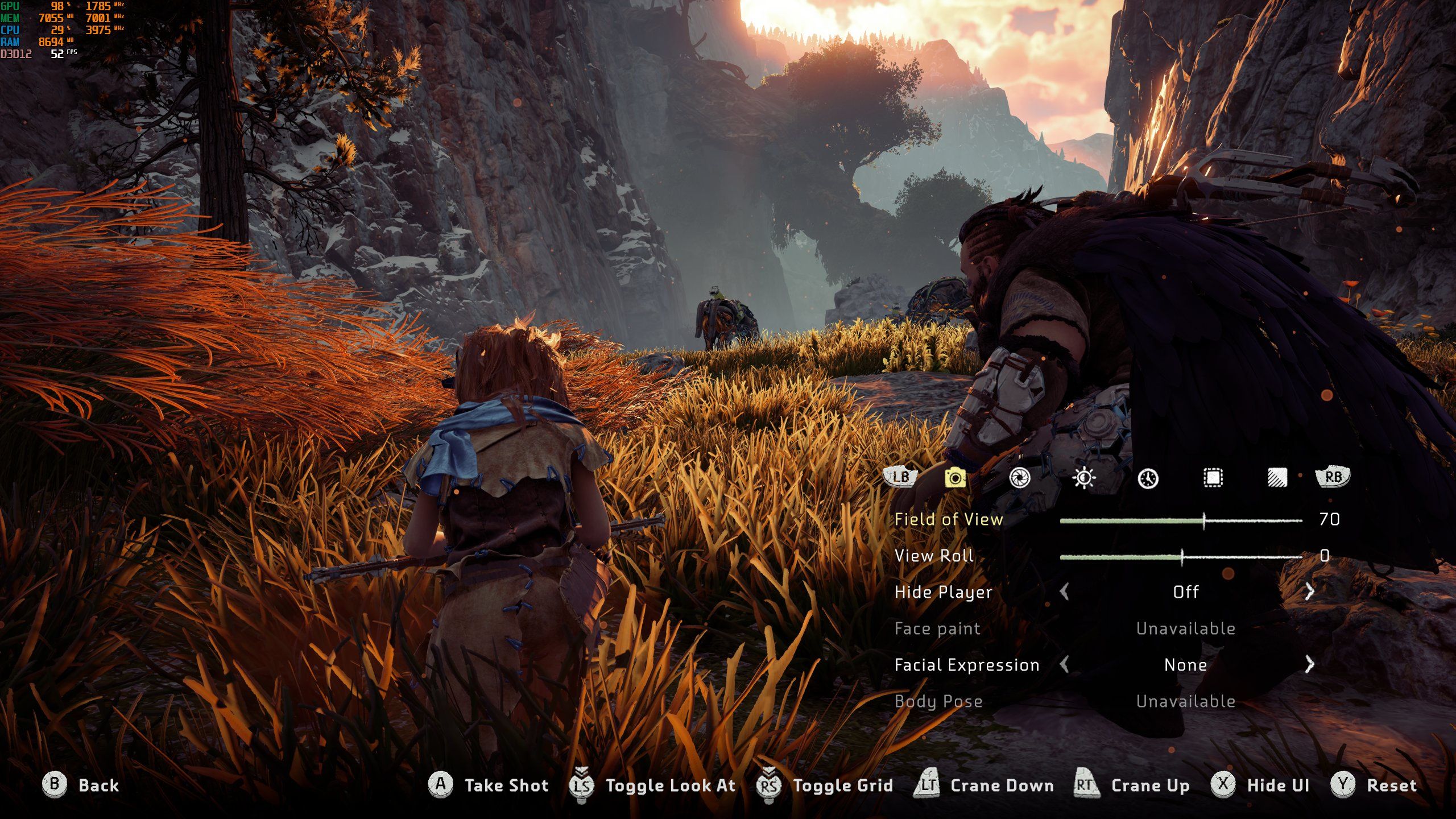 Horizon Zero Dawn PC - tryb fotograficzny 4