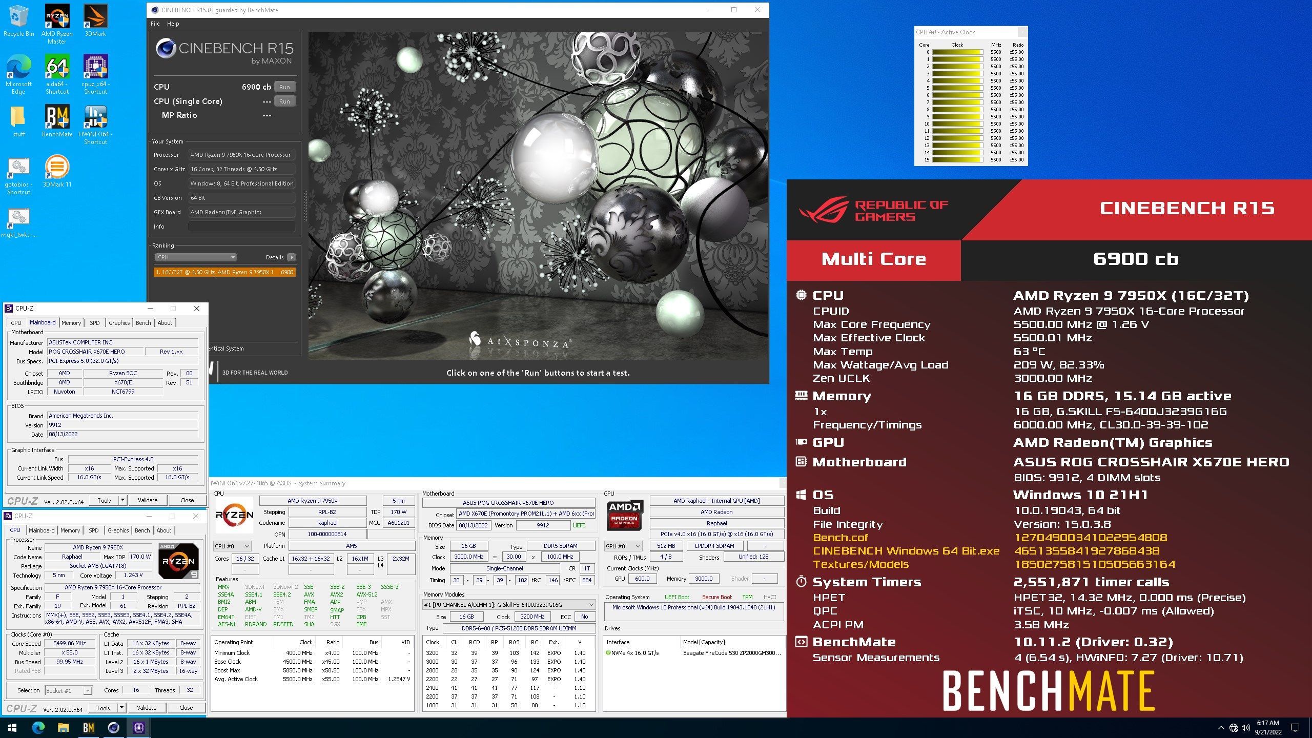 AMD Ryzen 9 7950X - rekord podkręcania