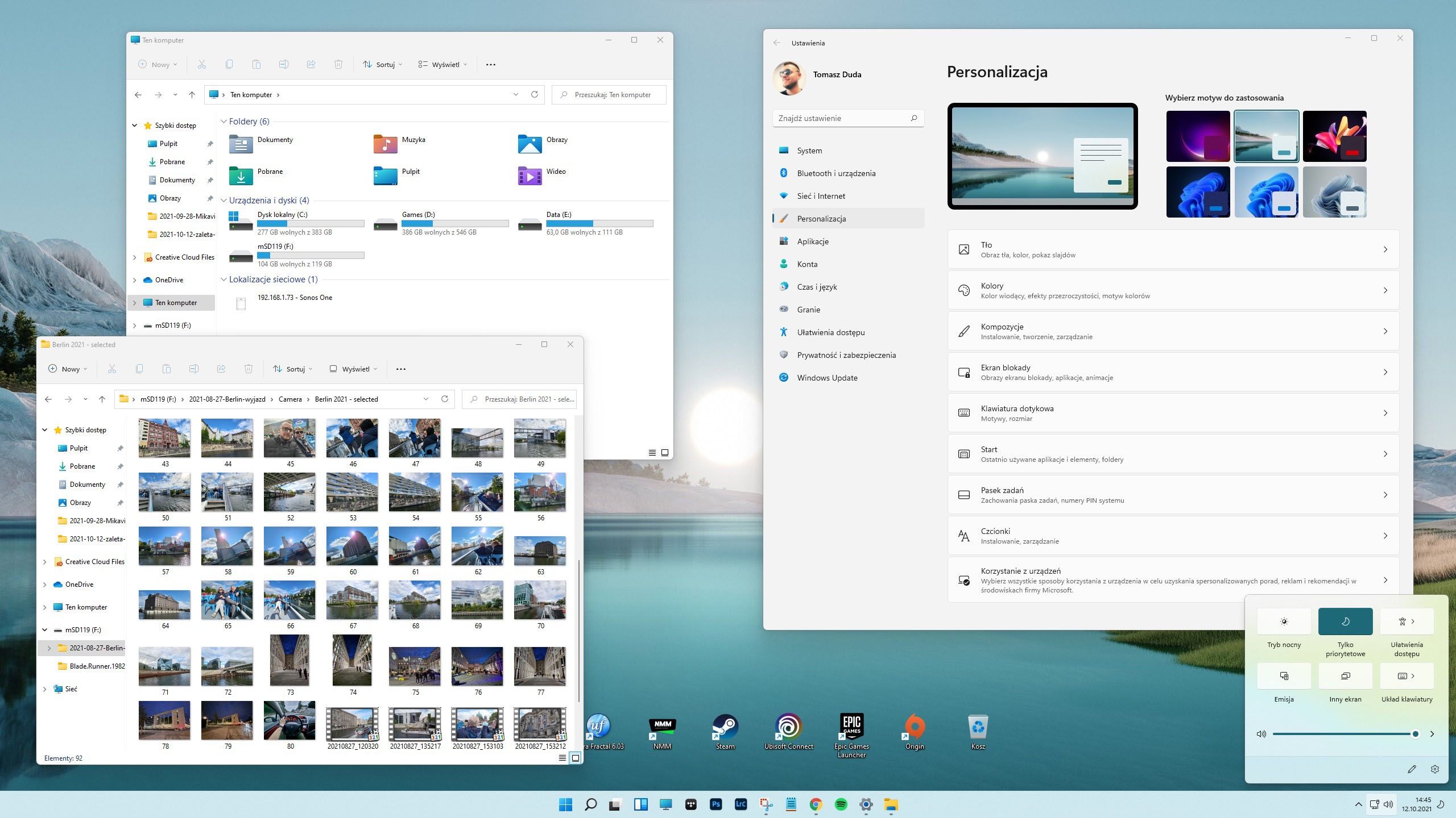 Windows 11 jasny motyw