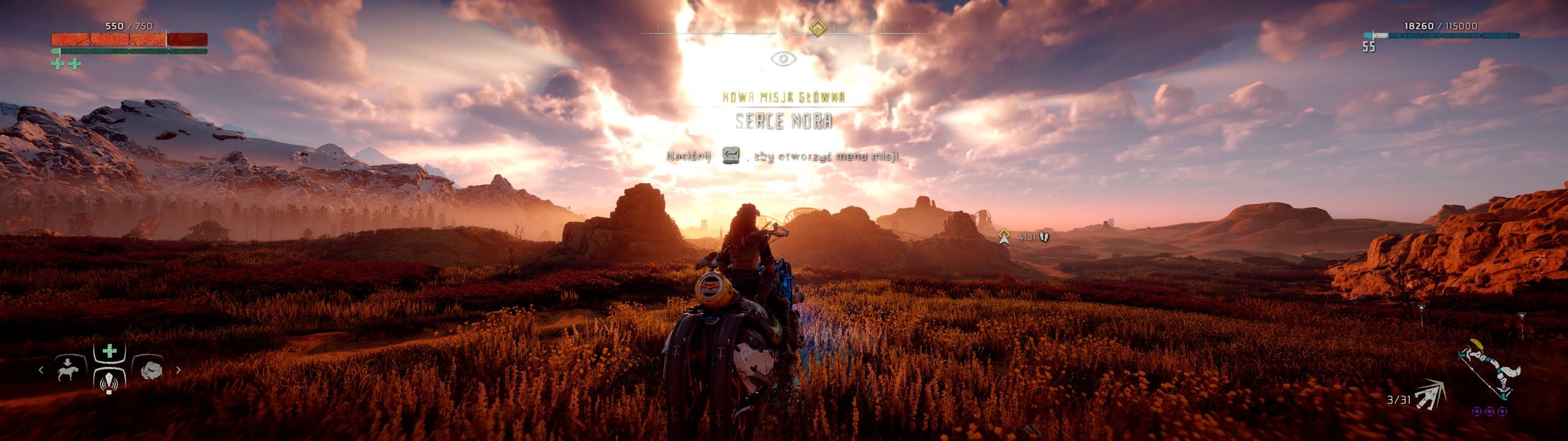 Horizon Zero Dawn w proporcjach 32:9 - nie dla konsol tak gra!
