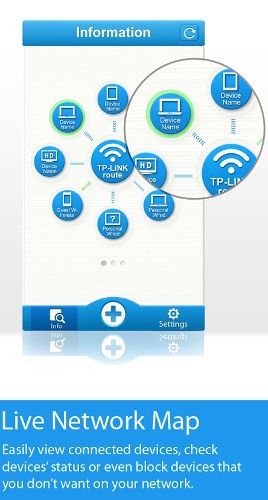 tp-link aplikacja tether wygląd informacje