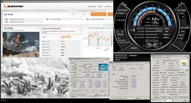 EVGA GeForce GTX Titan Vince k|ngp|n Lucido rekord 3DMark Fire Strike 2-way SLI zrzut ekranu