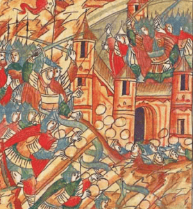 Burundaj pod Kijowem (1240). Fot. domena publiczna