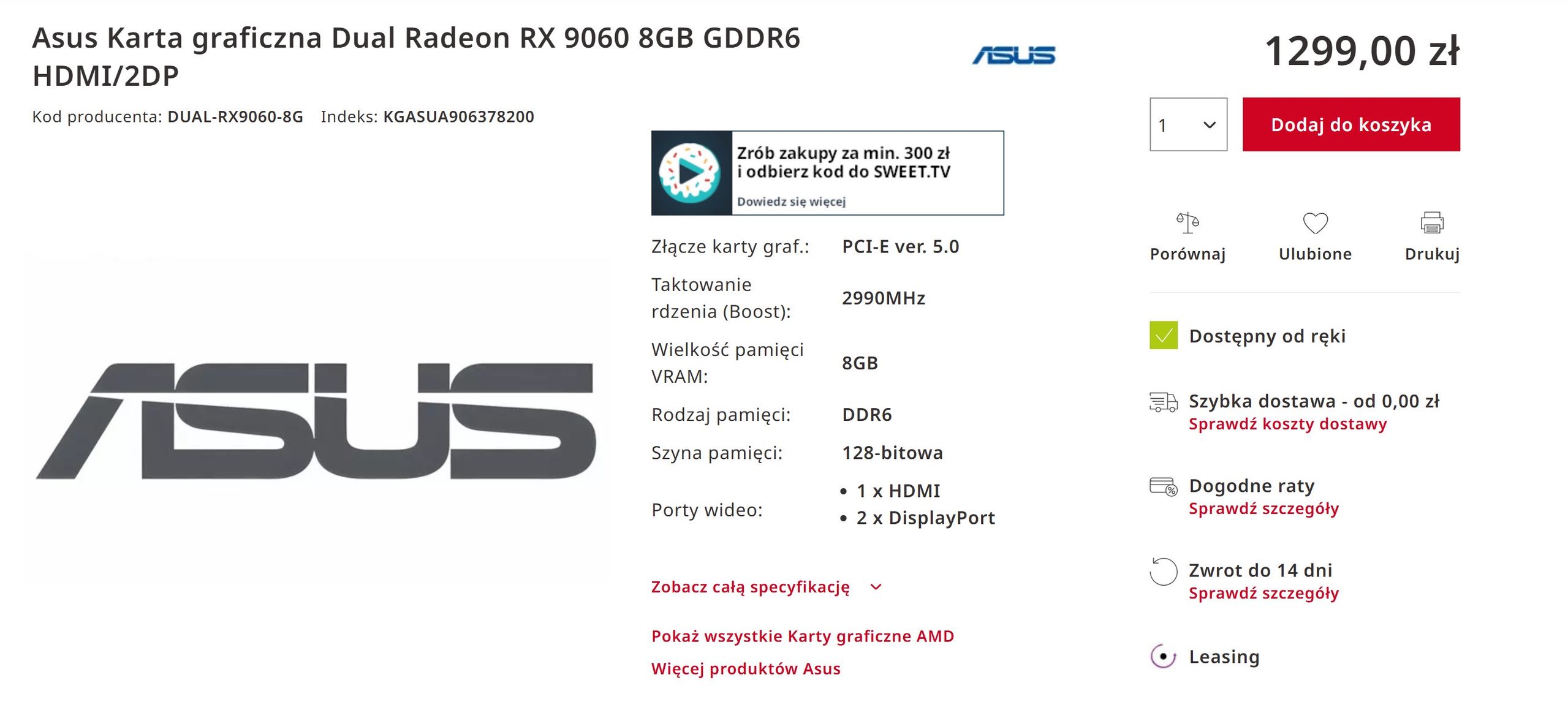ASUS Radeon RX 9060 Dual - Alsen