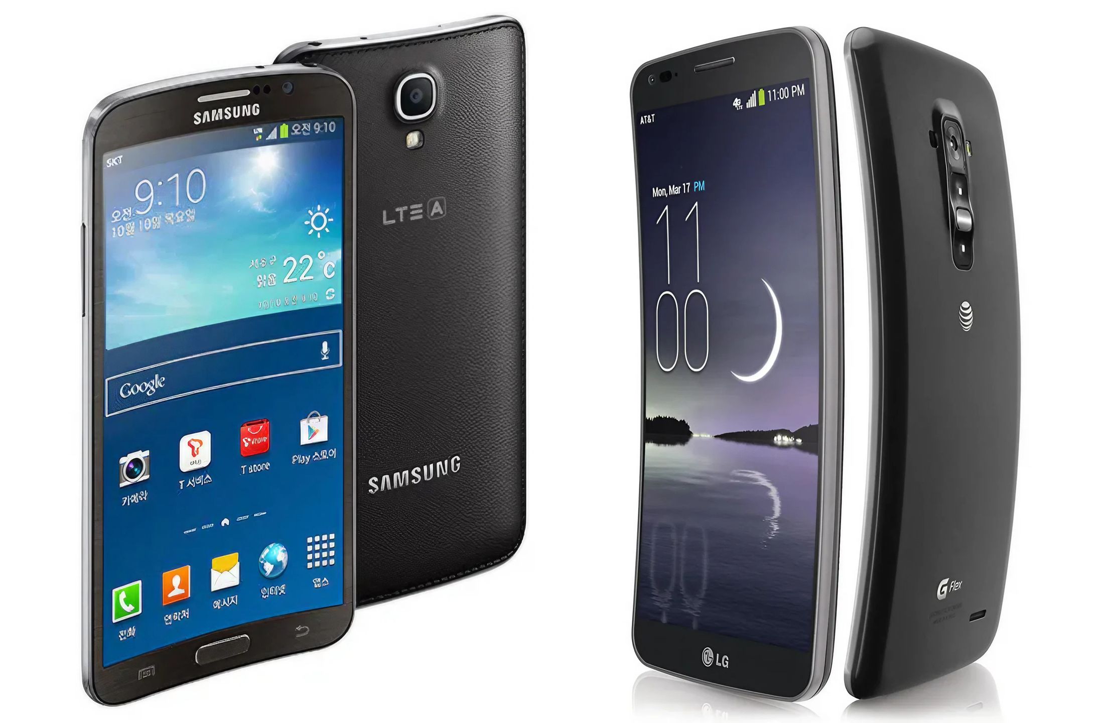 Samsung Galaxy Round i LG G Flex