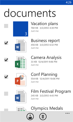 skydrive microsoft dokumenty wygląd