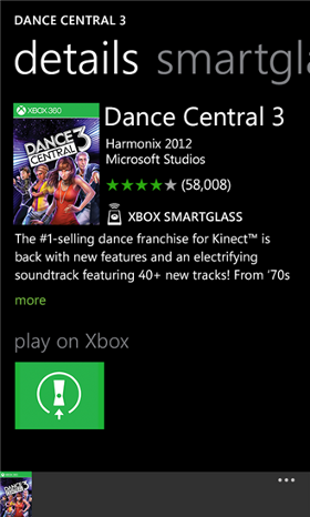 windows phone 8 aplikacja xbox smartglasses