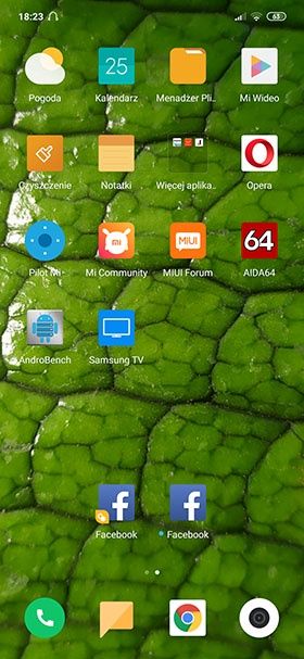 dwa facebooki na jednym telefonie