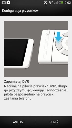 HTC uczenie pilota