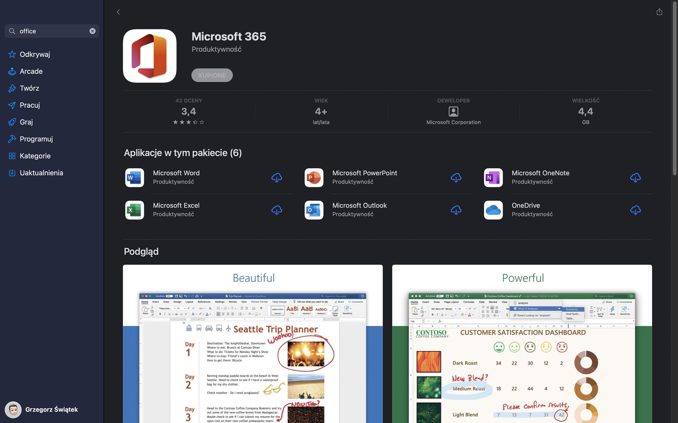 office w app store