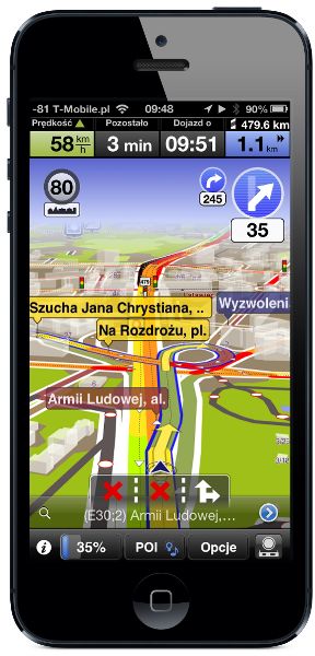 automapa 3.8 ios apple iphone app store wygląd