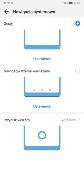 Huawei Mate 20 Pro gesty