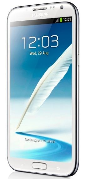 Samsung Galaxy Note II smartfon front
