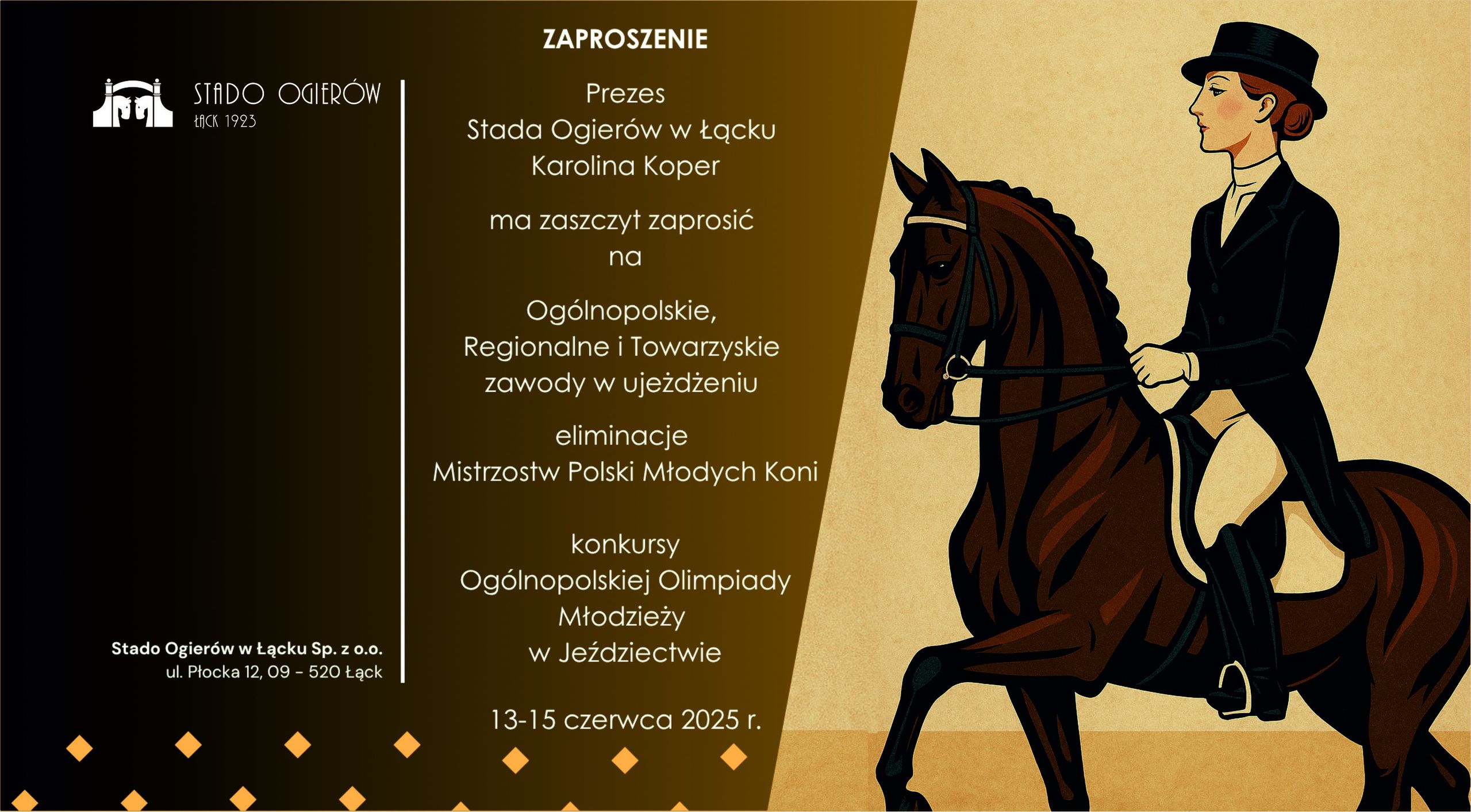 Stado Ogierów w Łącku 