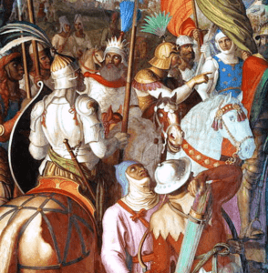 Wojsko Arabów na XIX-wiecznym obrazie