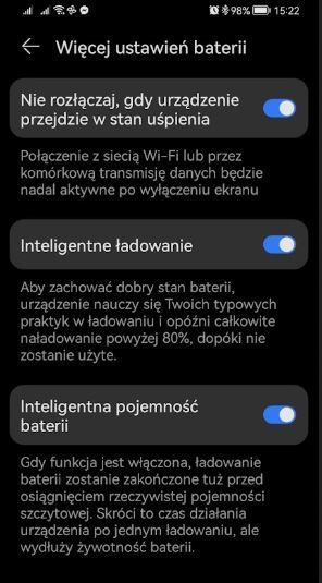 Inteligente ładowanie smartfonu