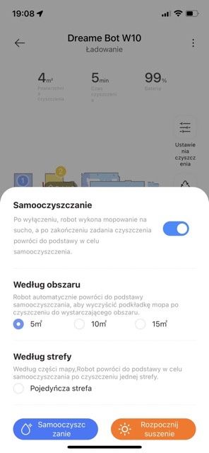 Dreamy bot w10 samooczyszczanie