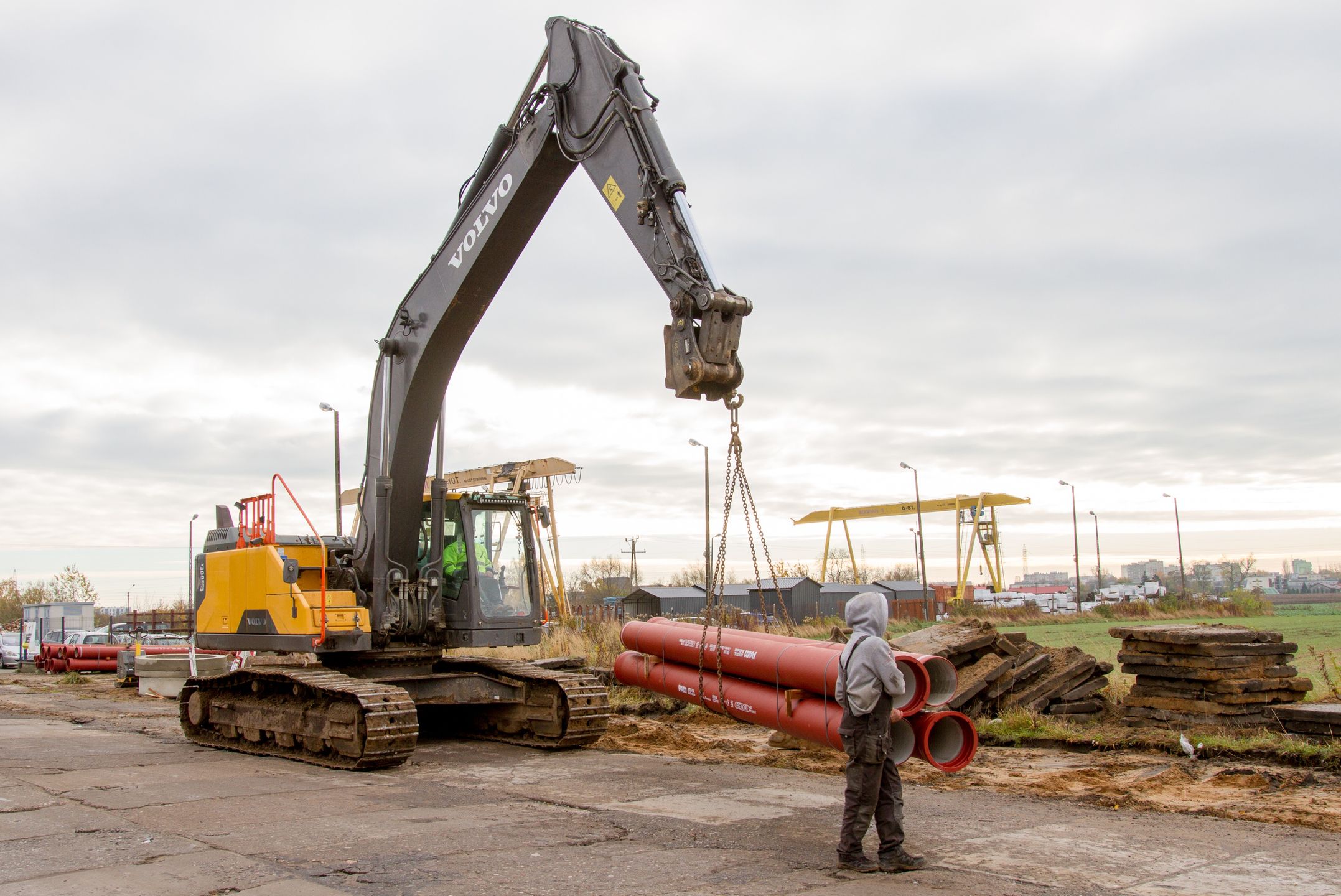 Budowa ulicy Boryszewskiej 