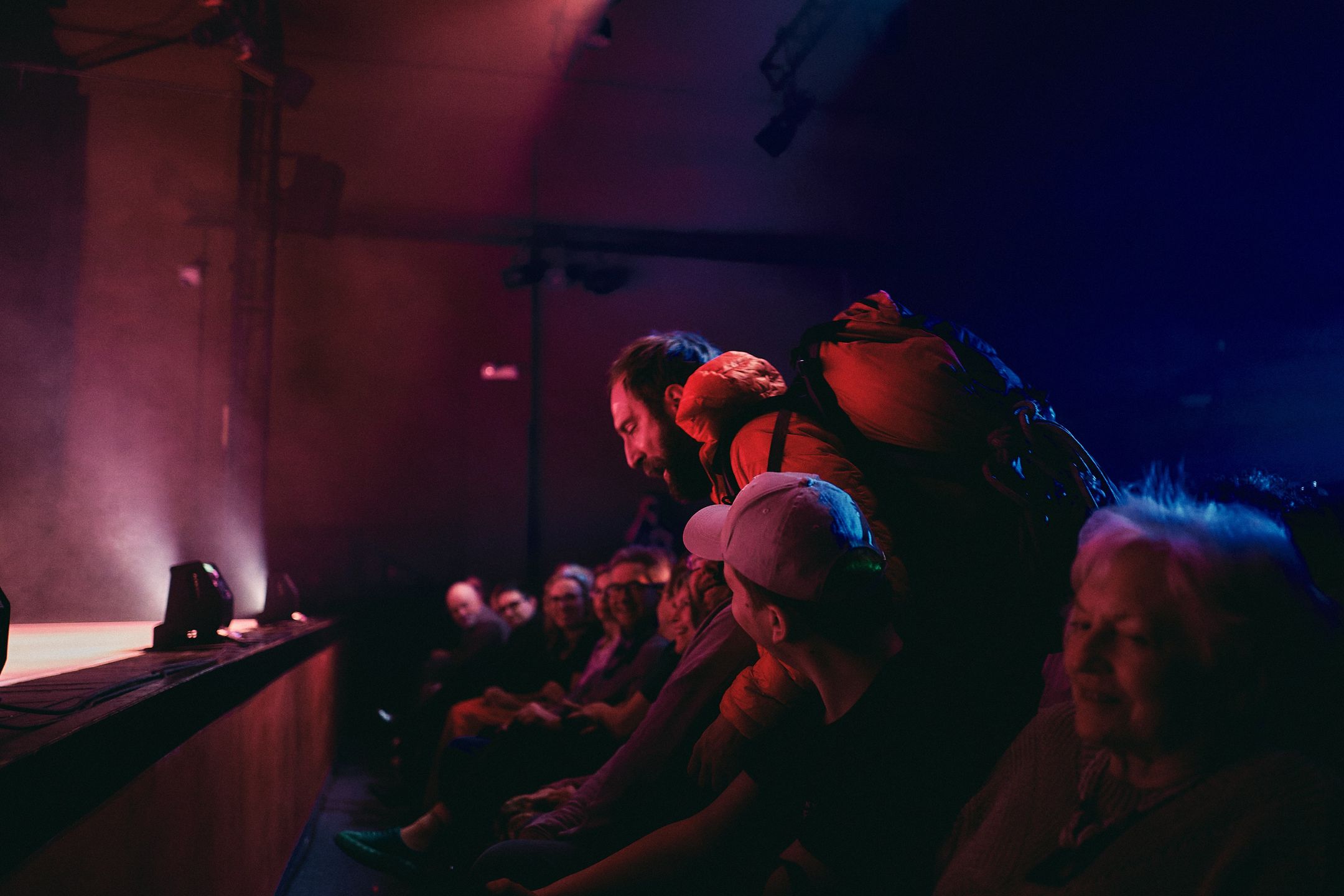 Krystian Durman na scenie Teatru Baj Pomorski
