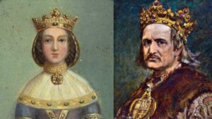 Anna Cylejska i Władysław Jagiełło