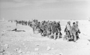 Niemieccy jeńcy wzięci do niewoli pod El Alamien